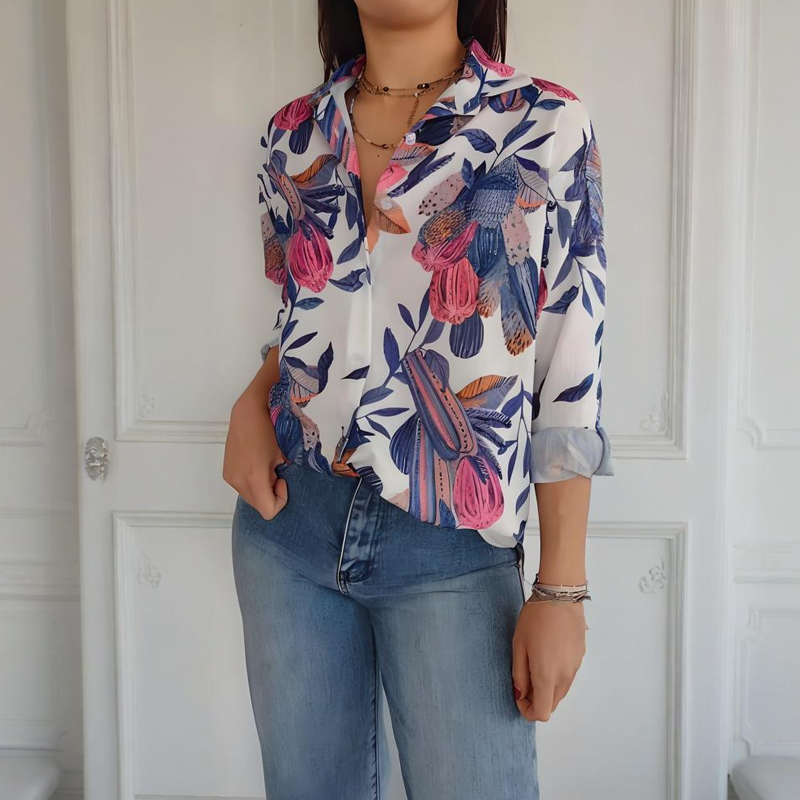 Lichte viscose blouse voor een comfortabele en elegante look