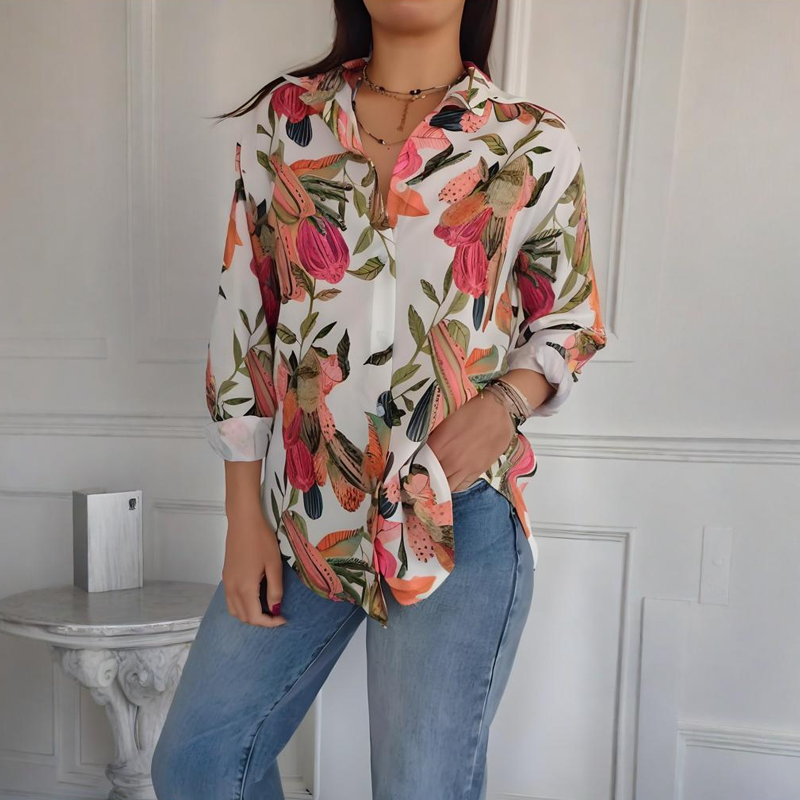 Lichte viscose blouse voor een comfortabele en elegante look