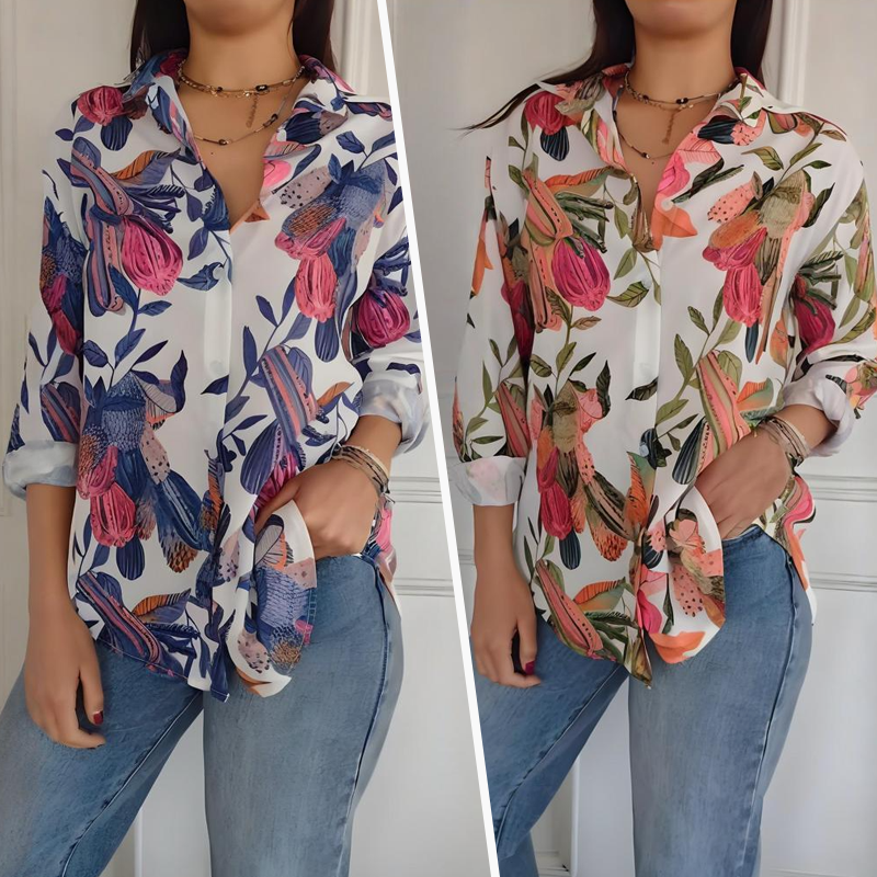 Lichte viscose blouse voor een comfortabele en elegante look