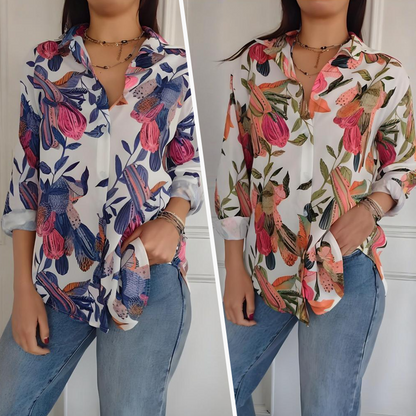 Lichte viscose blouse voor een comfortabele en elegante look