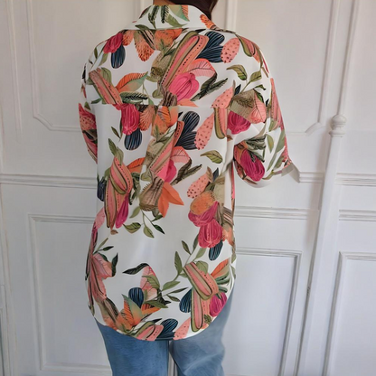 Lichte viscose blouse voor een comfortabele en elegante look