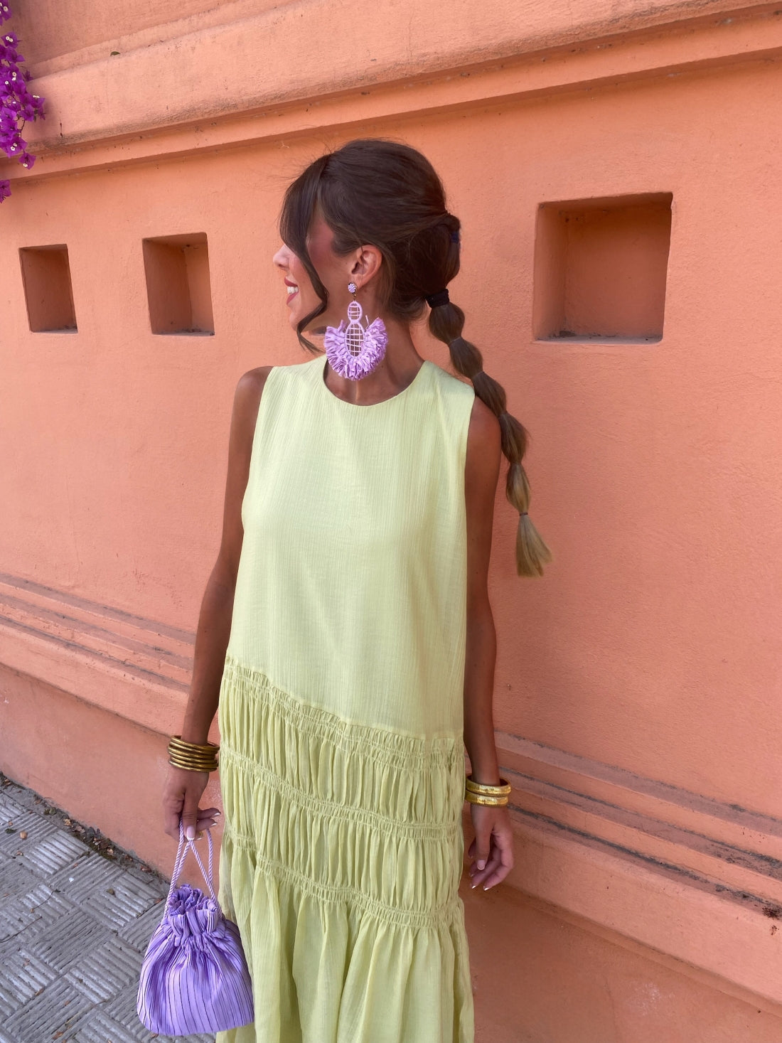 Samara | Mouwloze Midi Jurk