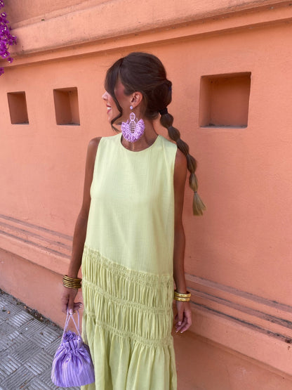 Samara | Mouwloze Midi Jurk