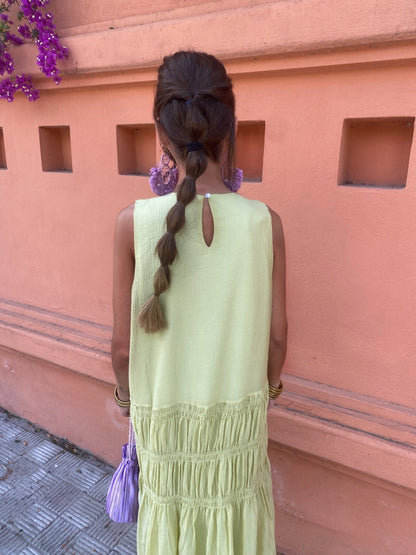 Samara | Mouwloze Midi Jurk