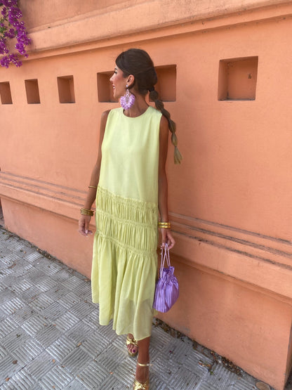 Samara | Mouwloze Midi Jurk