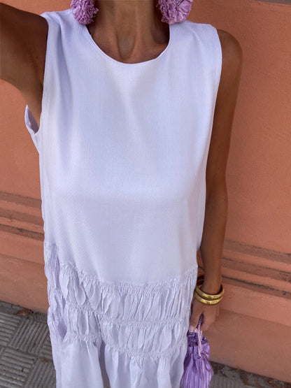 Samara | Mouwloze Midi Jurk