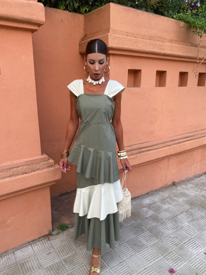 Sofina | Elegante Jurk met Ruches